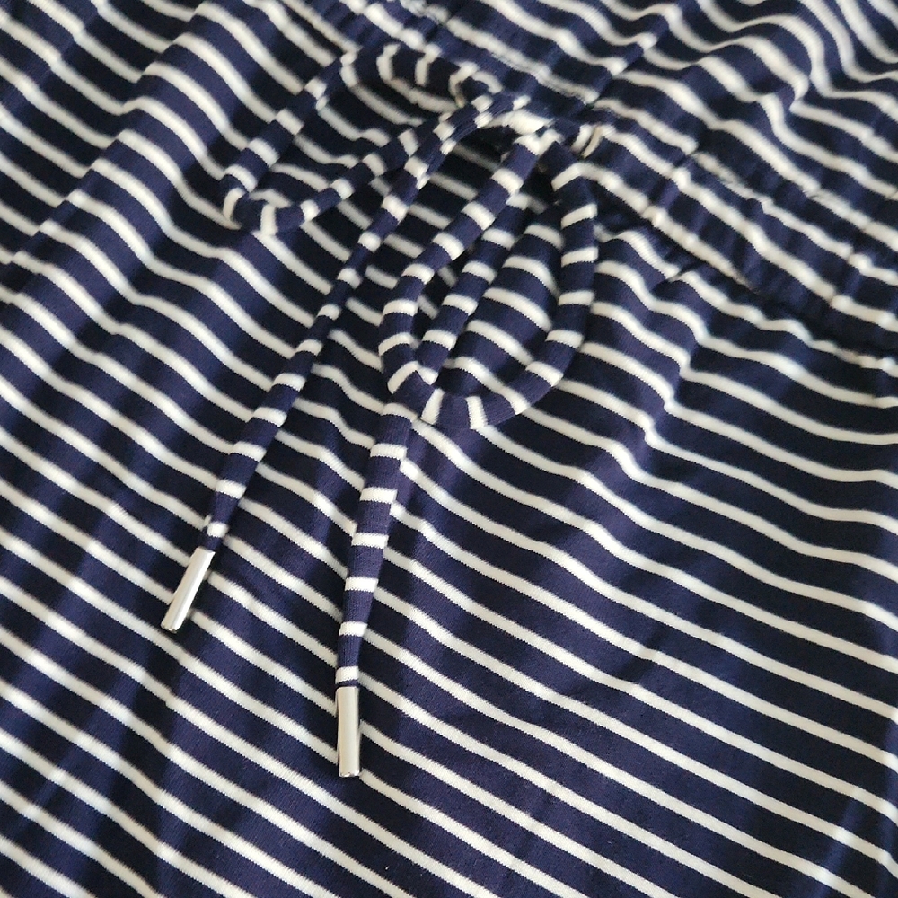 Hilary Radley Navy and White Striped Top - Picture 4 of 7